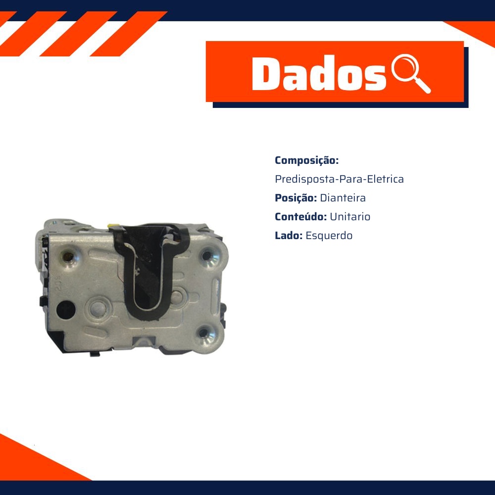 Fechadura da Porta para Renault Logan - Universal Automotive - 11209