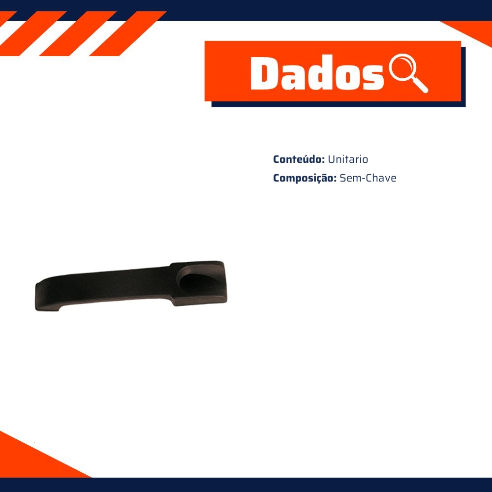Maçaneta Externa da Porta Dianteira para Chevrolet Space Van e Renault Trafic - Universal Automotive - 11072