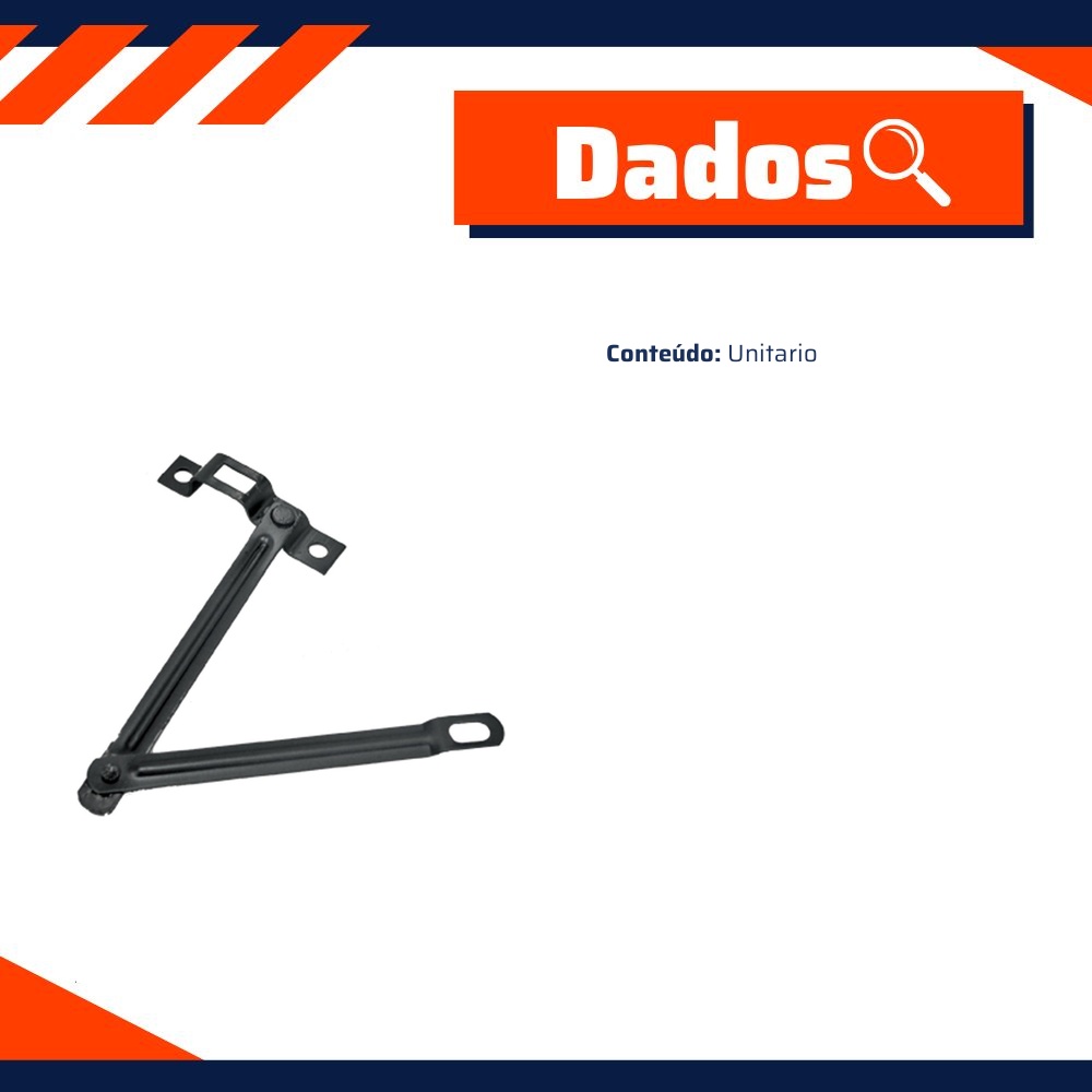 Tirante da Tampa da Caçamba para Chevrolet D-20 - Universal Automotive - 40765
