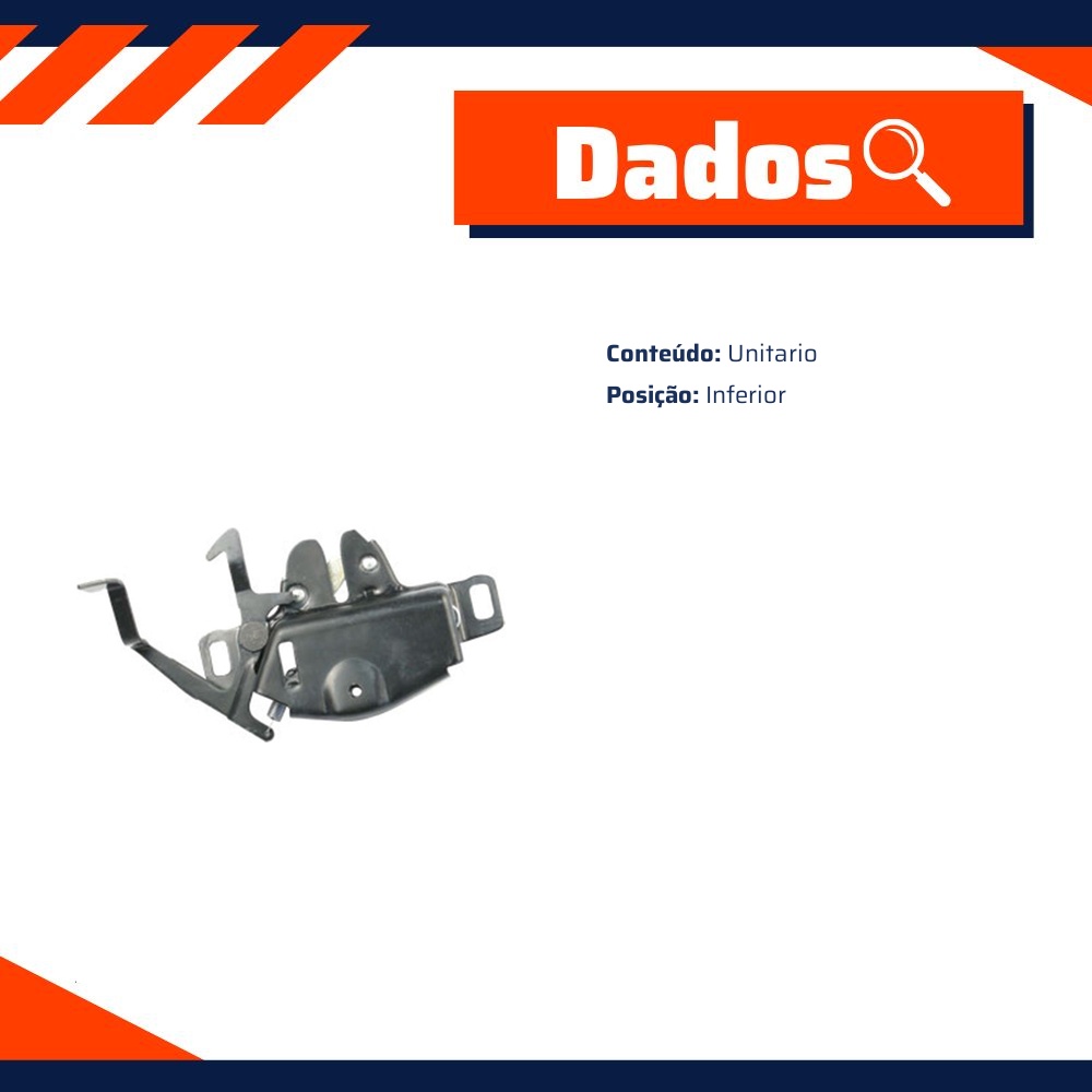 Fechadura do Capô para Mitsubishi L200 - Universal Automotive - 18038