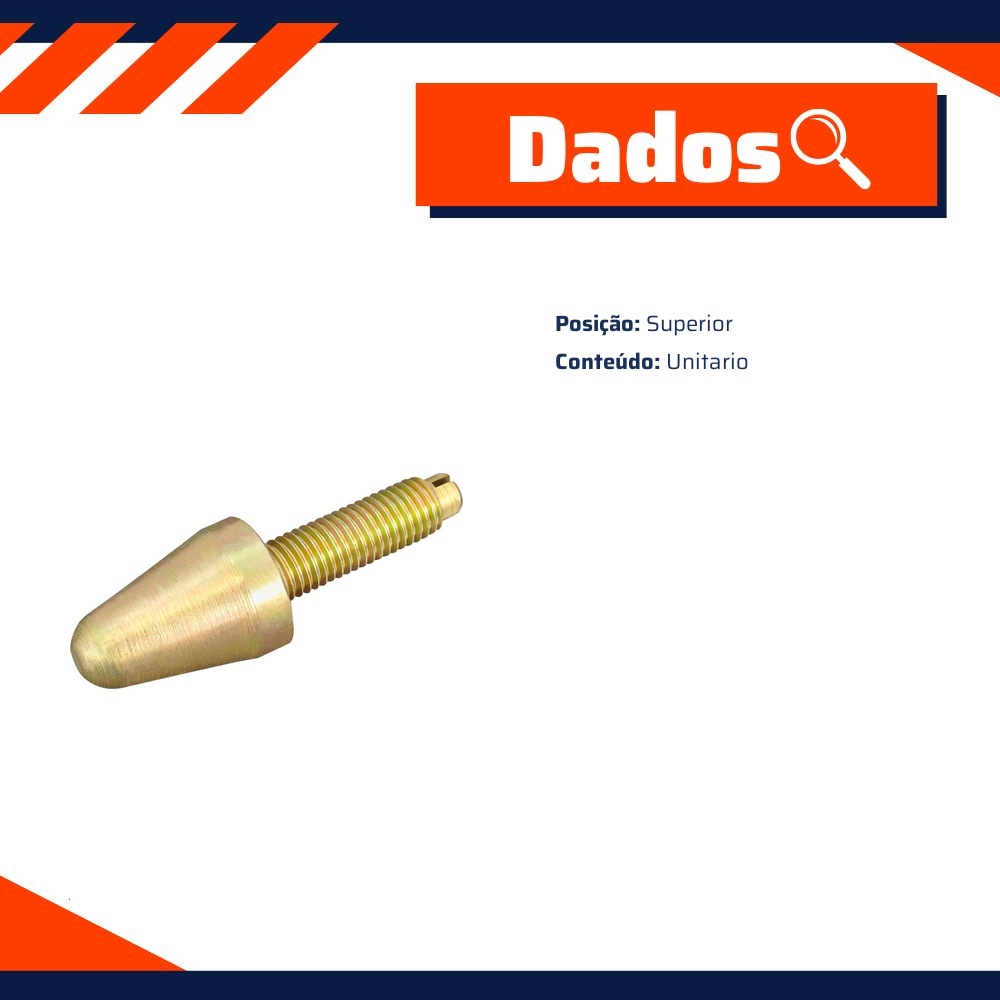 Pino do Capô para Scania L 110 - Universal Automotive - 61250