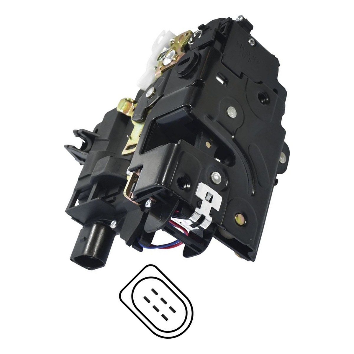 Fechadura Elétrica da Porta Traseira para Volkswagen Golf e Passat - Universal Automotive - 23130