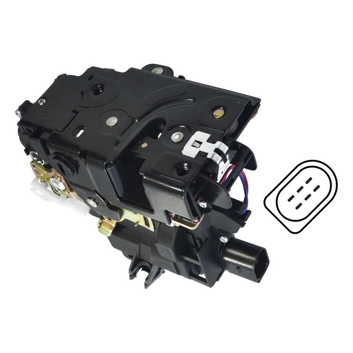 Fechadura Elétrica da Porta Traseira para Volkswagen Golf e Passat - Universal Automotive - 23130