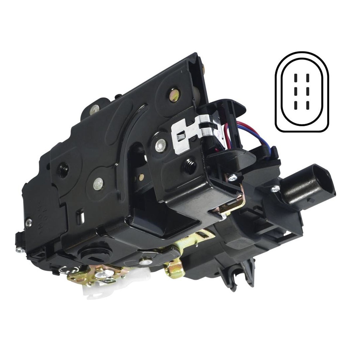 Fechadura Elétrica da Porta Traseira para Volkswagen Golf e Passat - Universal Automotive - 23130