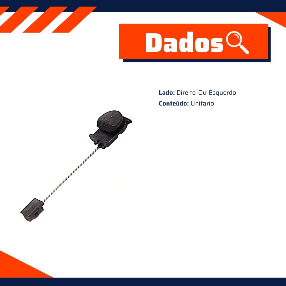Cabo de Destrava da Porta Traseira para Volkswagen Passat - Universal Automotive - 22383