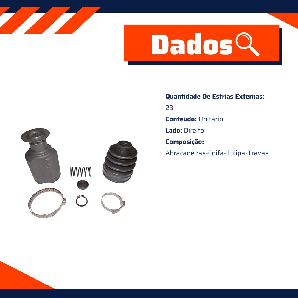 Garfo da Tulipa Direito para Renault Clio e Clio Sedan - IMA - AL-1214
