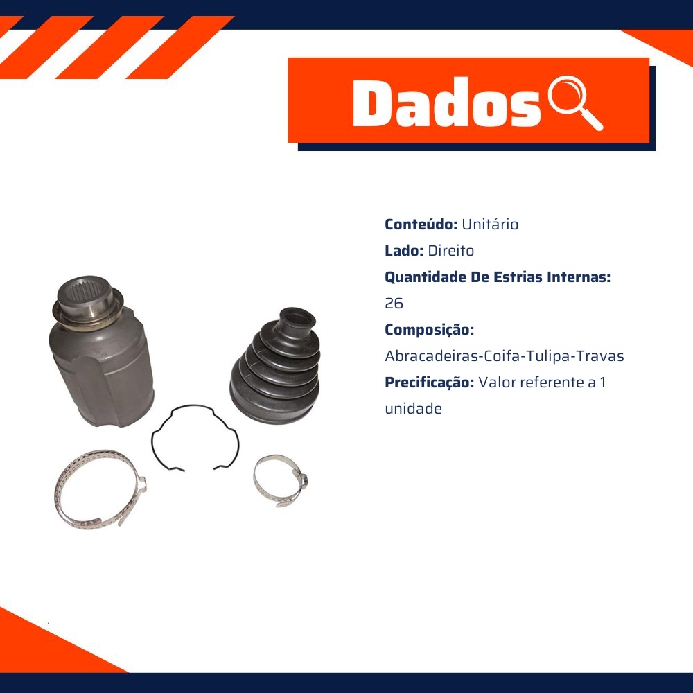 Garfo da Tulipa Direito para Ford Fusion - IMA - AL-1244