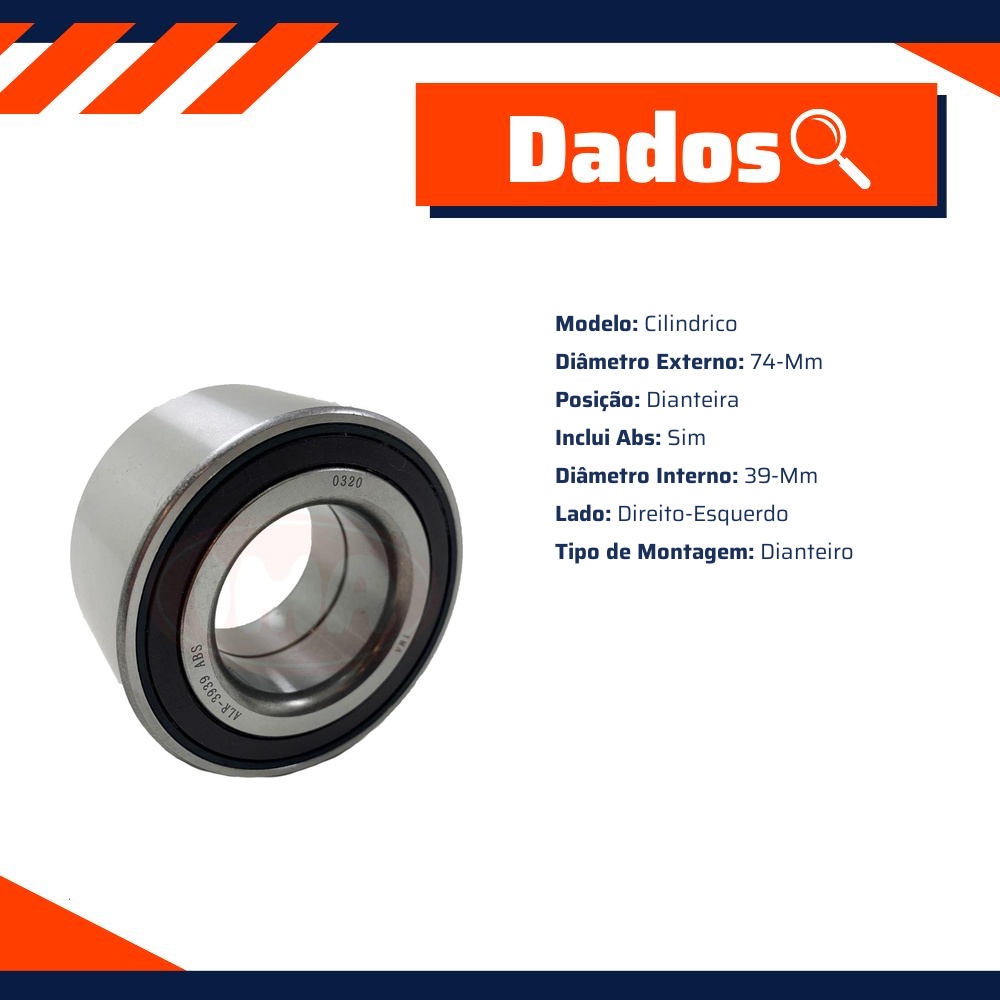 Rolamento de Roda Alr-3939 ABS para Chery Cielo e QQ - IMA - ALR-3939 ABS