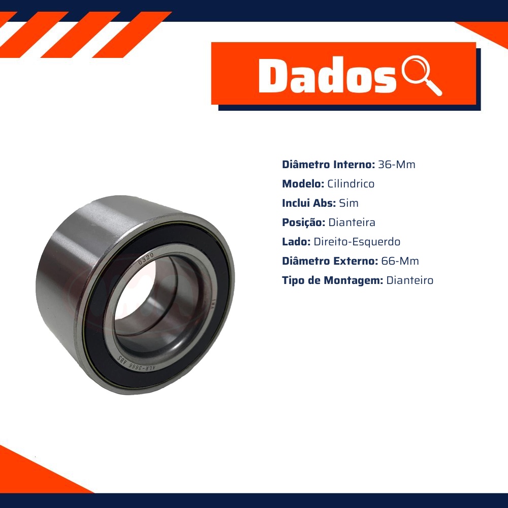 Rolamento de Roda Alr-3666 ABS para Kia Picanto - IMA - ALR-3666 ABS