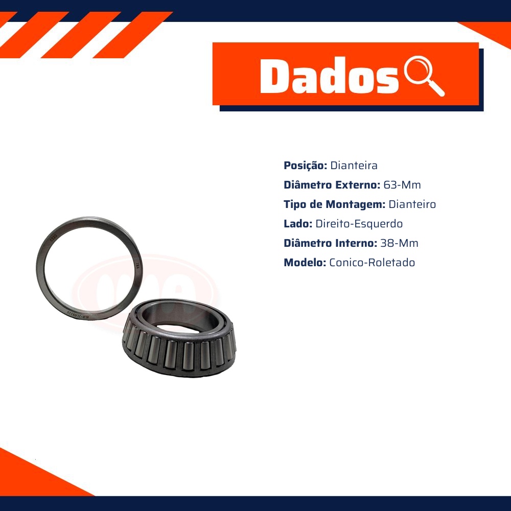 Rolamento de Roda Dodge Dakota e Kia Sportage - IMA - ALR-69349/10