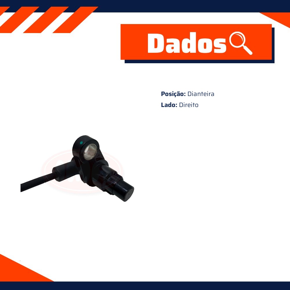 Sensor de Freio ABS Dianteiro Direito - IMA - AL-2338