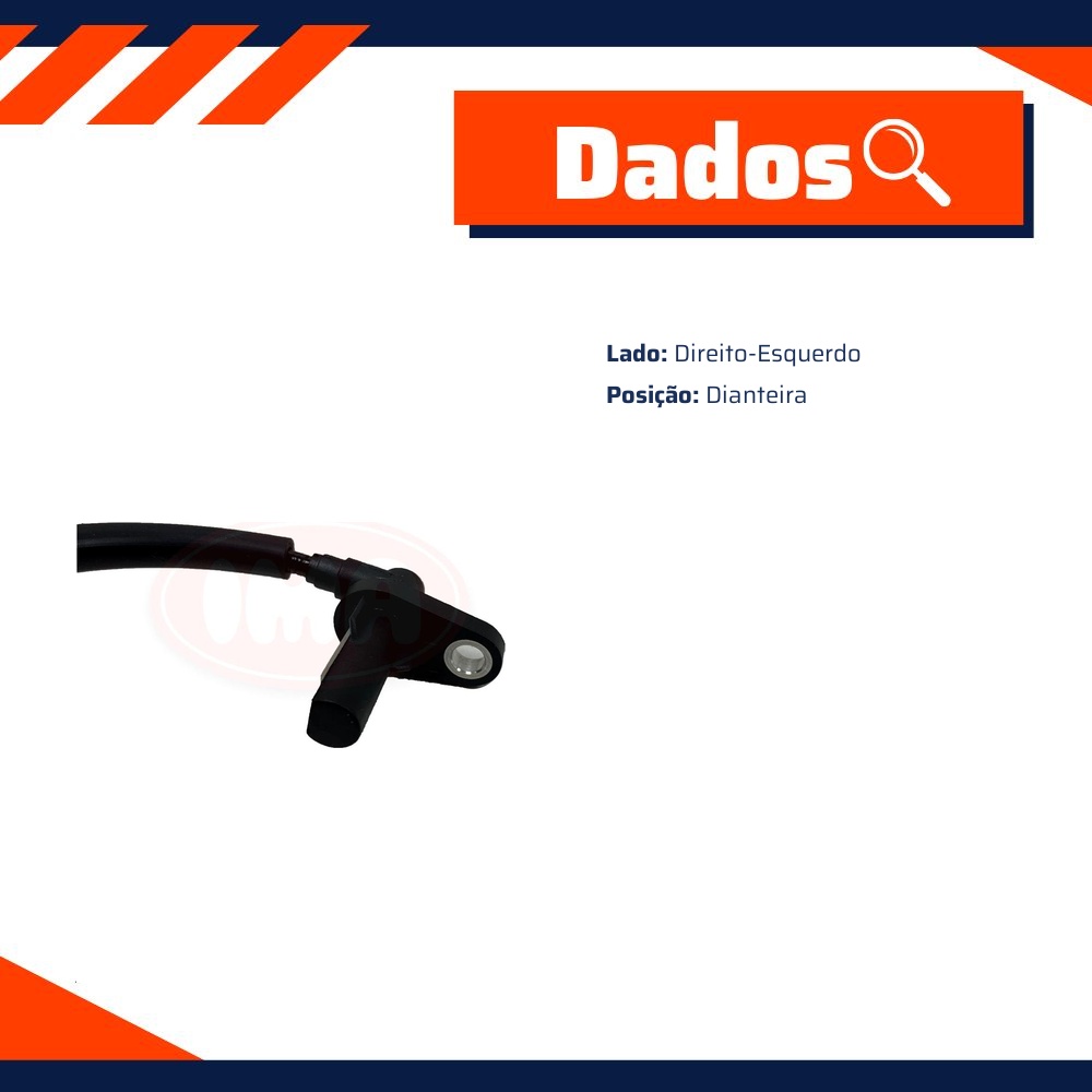 Sensor de Freio ABS Dianteiro - IMA - AL-2122