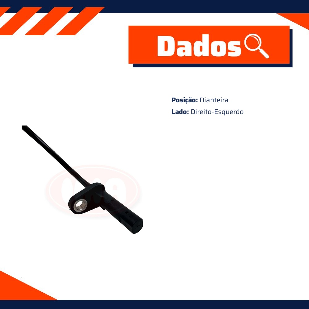 Sensor de Freio ABS Dianteiro - IMA - AL-2072