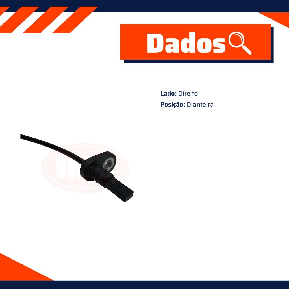 Sensor de Freio ABS Dianteiro Direito - IMA - AL-2123