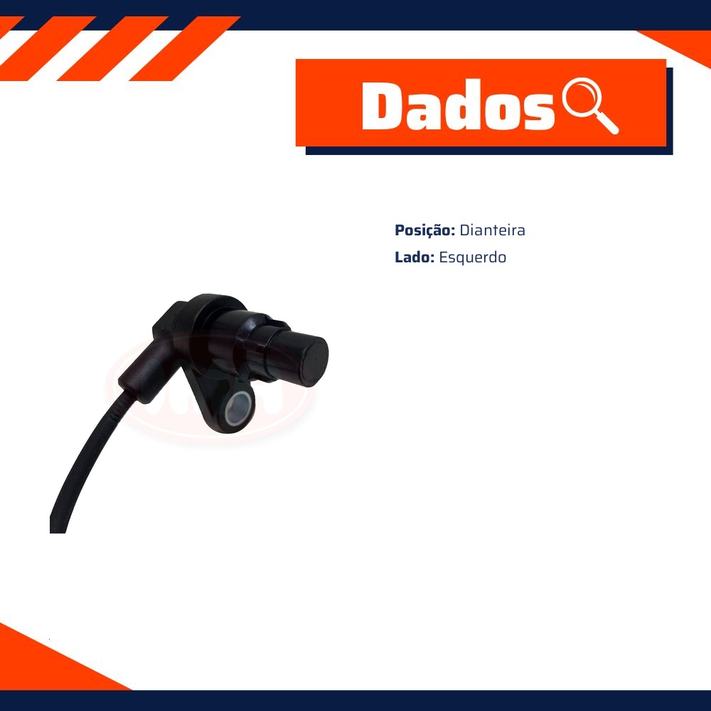 Sensor de Freio ABS Dianteiro Esquerdo - IMA - AL-2337