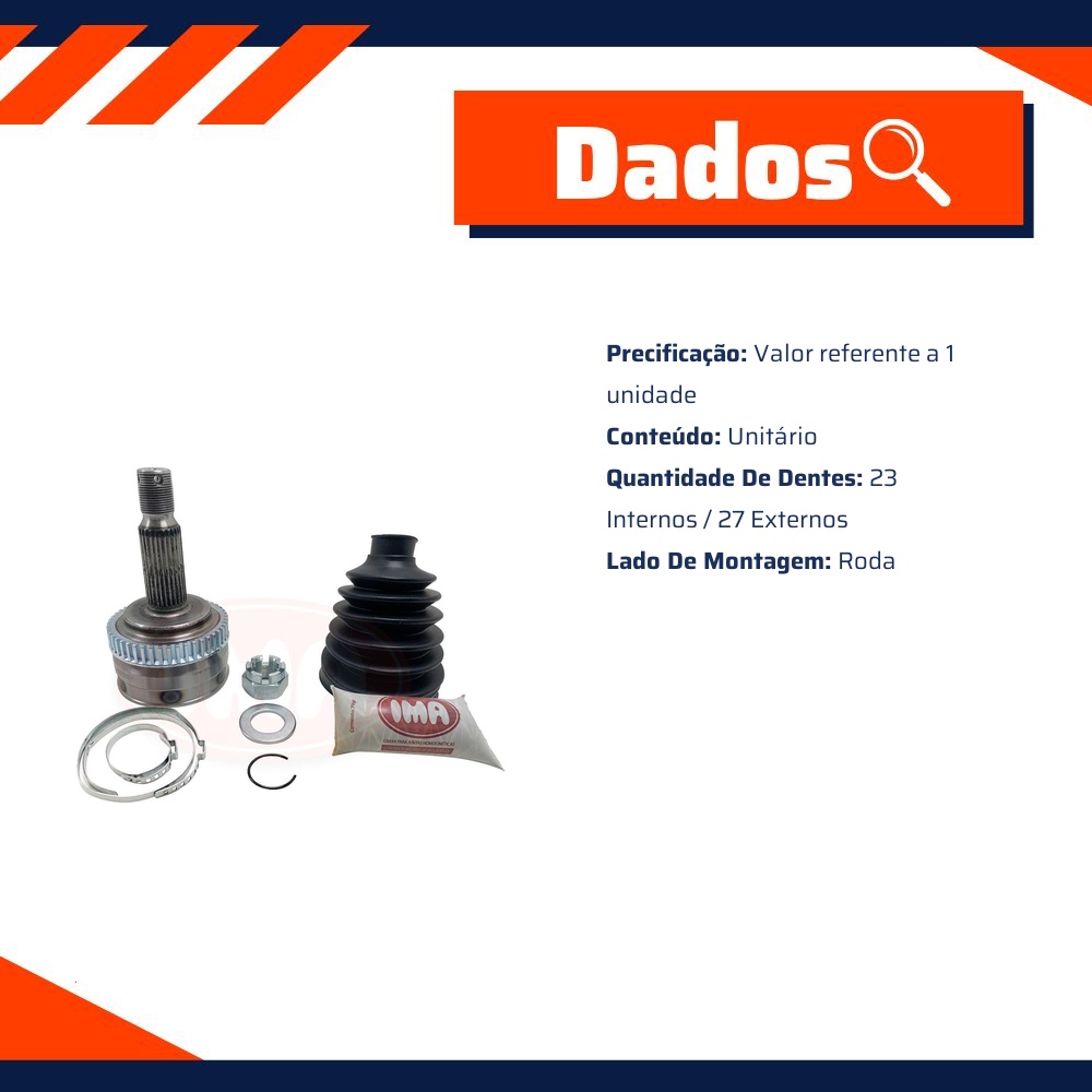 Junta Homocinética Roda para Hyundai Tucson - IMA - AL-1603
