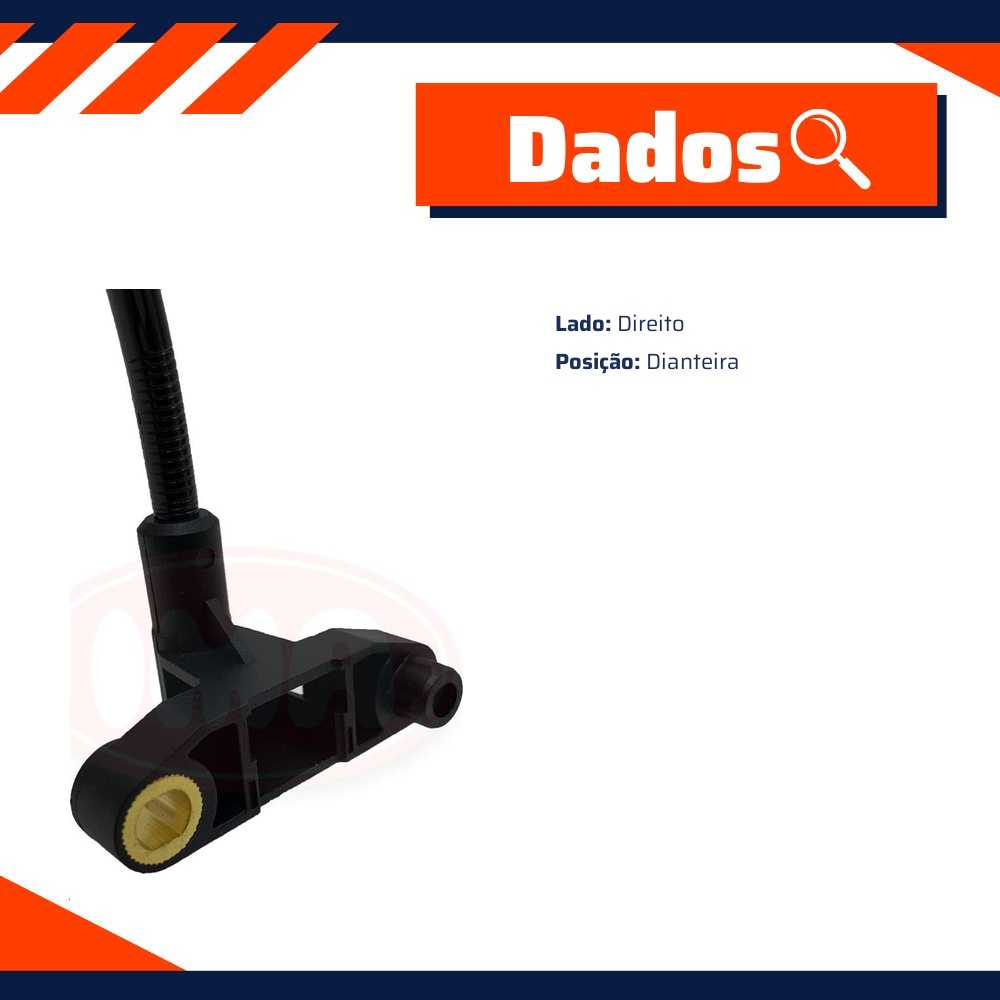Sensor de Freio ABS Dianteiro Direito - IMA - AL-2528