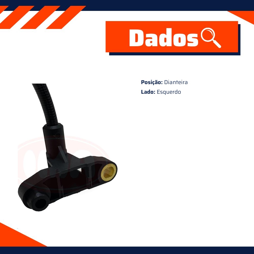 Sensor de Freio ABS Dianteiro Esquerdo - IMA - AL-2527