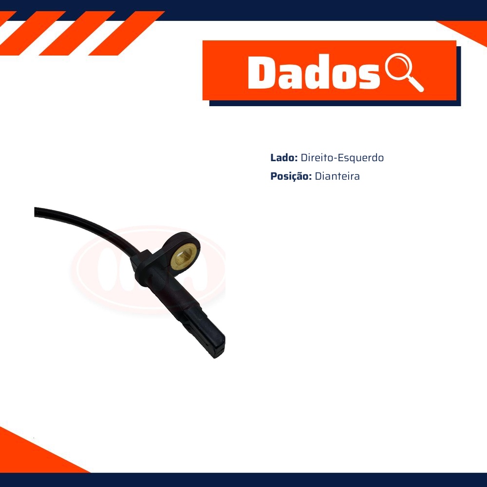 Sensor de Freio ABS Dianteiro - IMA - AL-2371