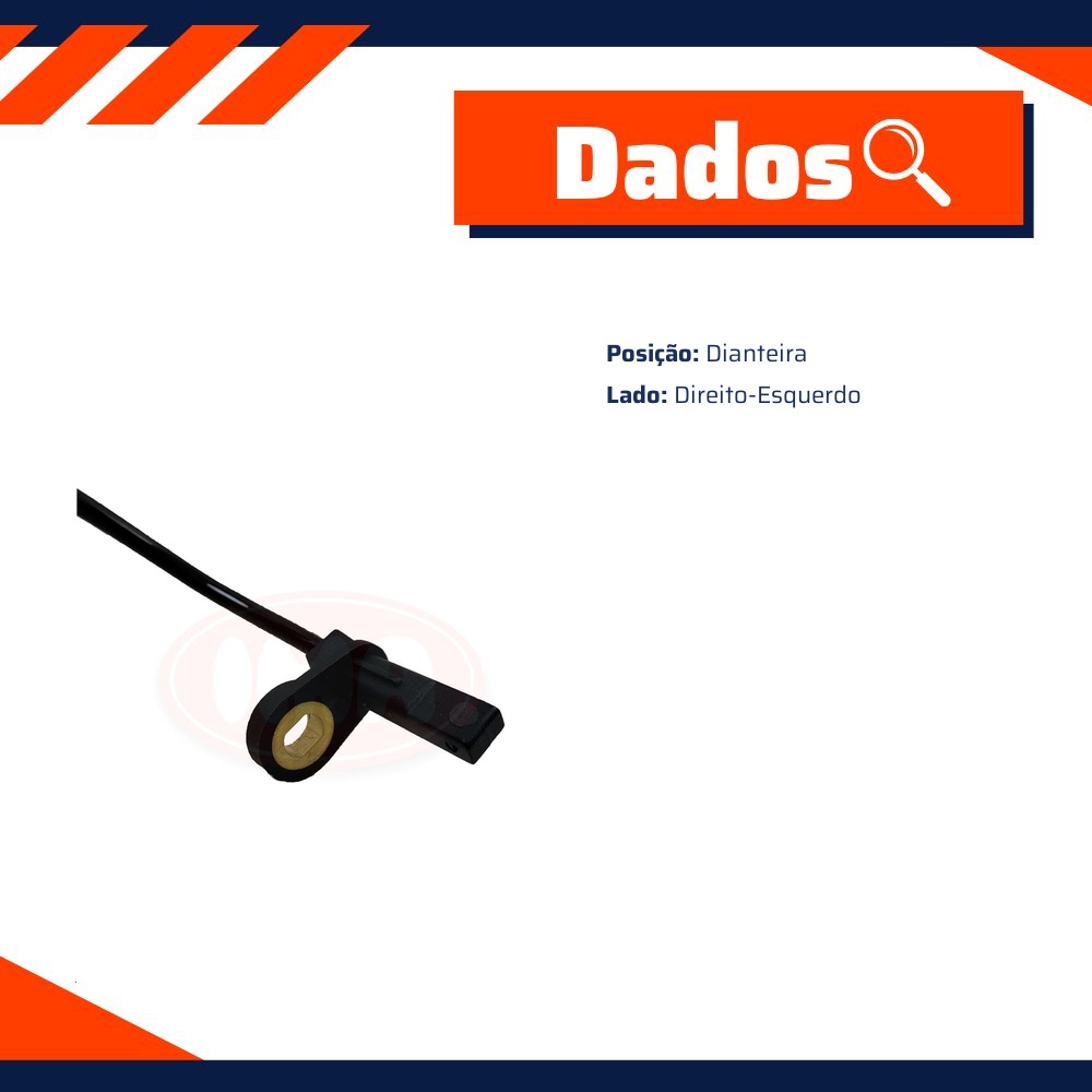 Sensor de Freio ABS Dianteiro - IMA - AL-2092