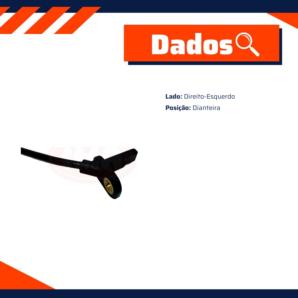 Sensor de Freio ABS Dianteiro - IMA - AL-2283