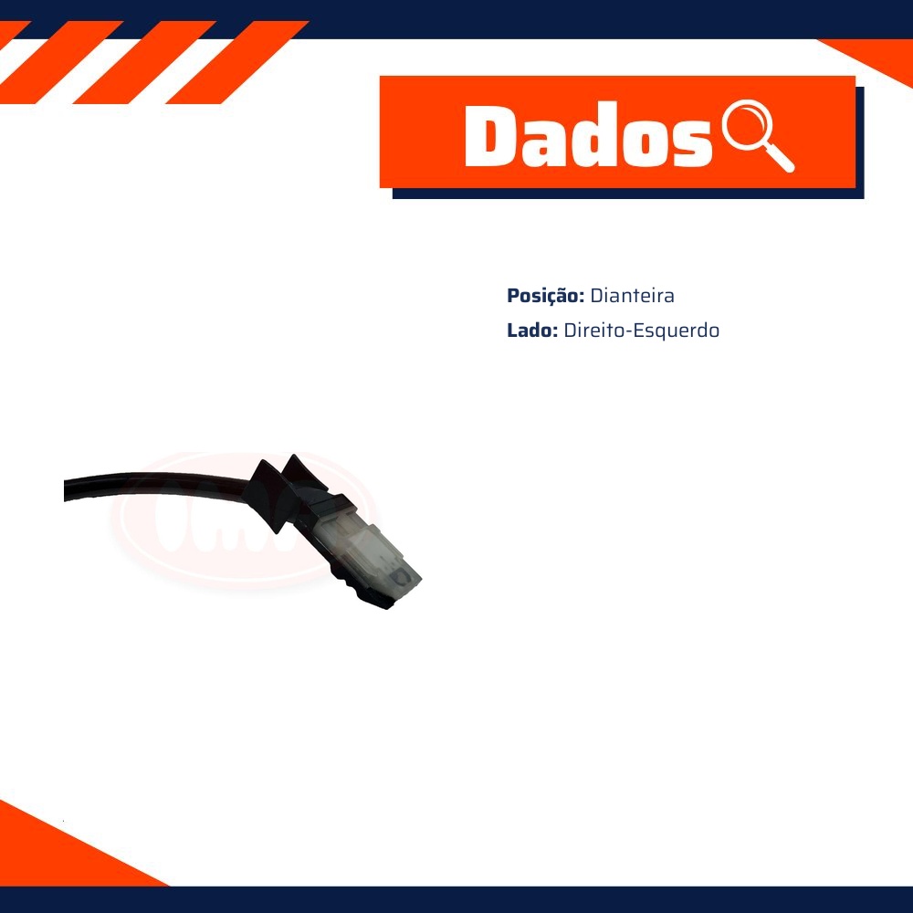 Sensor de Freio ABS Dianteiro - IMA - AL-2393
