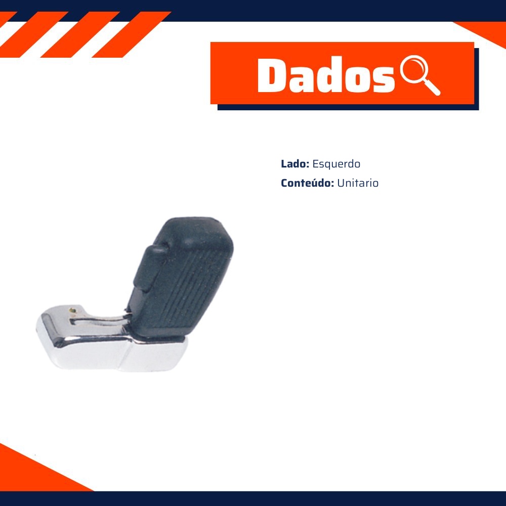 Trinco do Quebra-Vento da Porta Dianteira para Volkswagen Passat - Universal Automotive - 20233