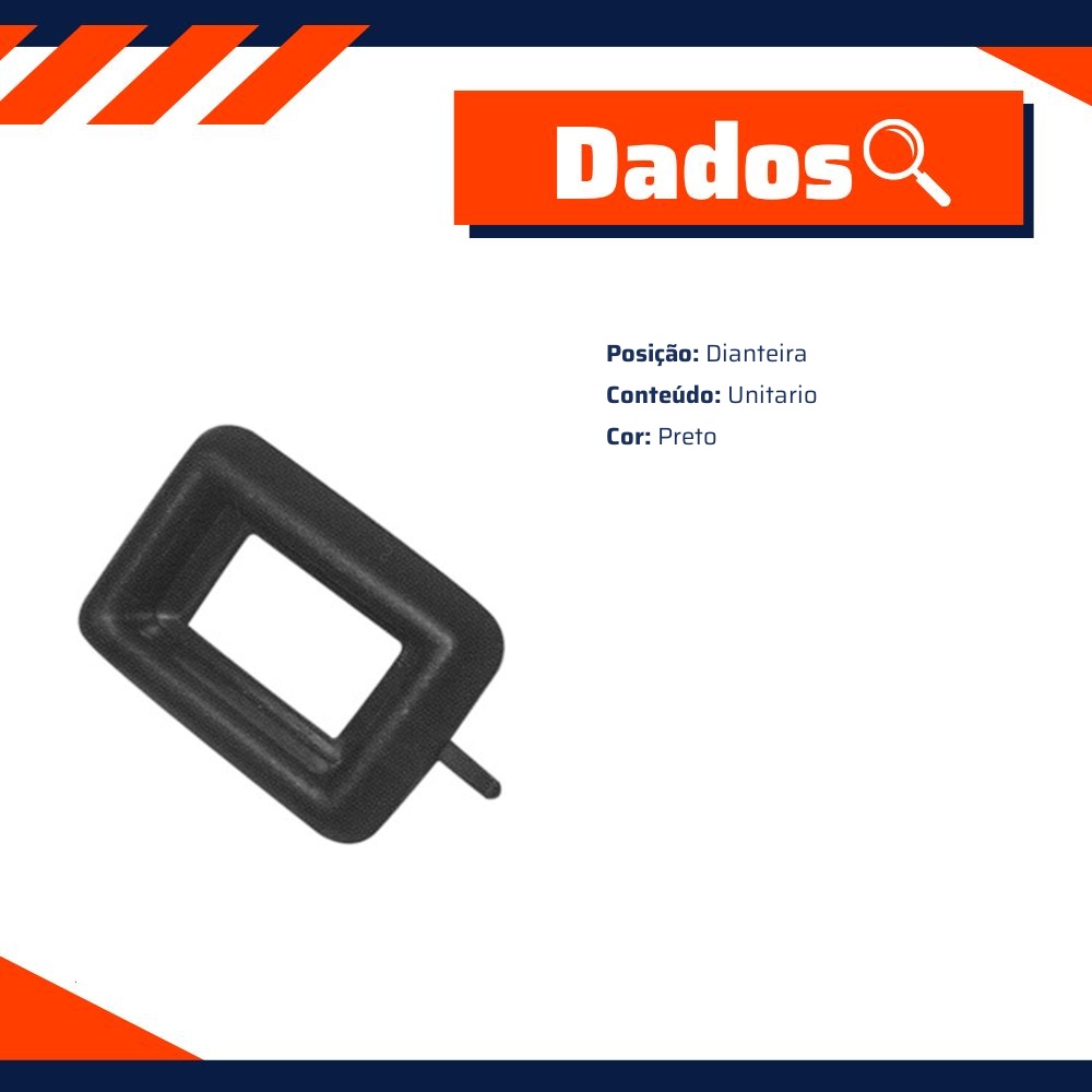 Moldura do Interruptor do Vidro Elétrico para Volkswagen Gol - Universal Automotive - 21554