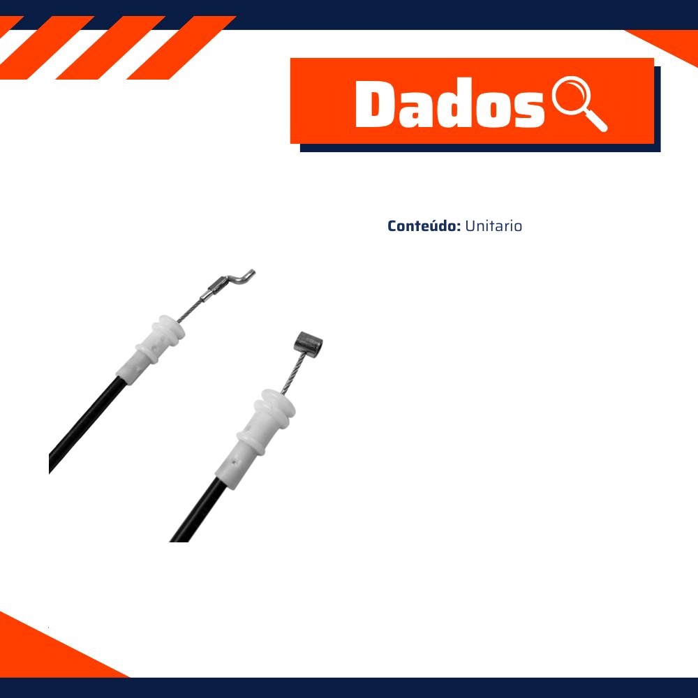 Cabo de Acionamento da Trava Elétrico do Porta Malas para Ford Ecosport - Universal Automotive - 31286