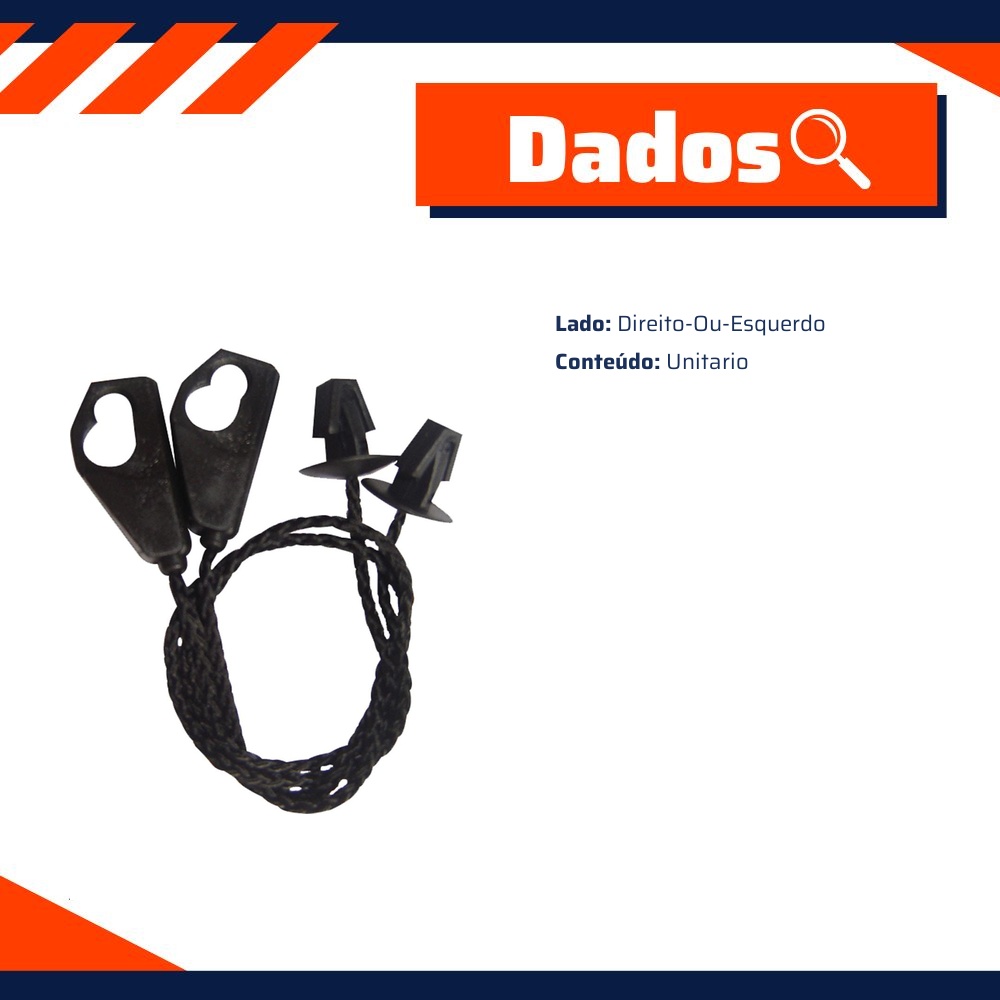 Cordão do Tampão para Volkswagen Spacefox - Universal Automotive - 23026