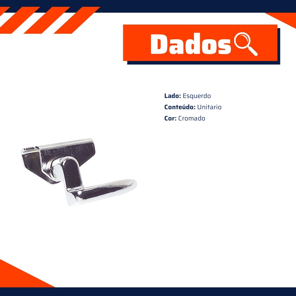 Trinco do Quebra-Vento da Porta Dianteira para Toyota Bandeirante - Universal Automotive - 60381