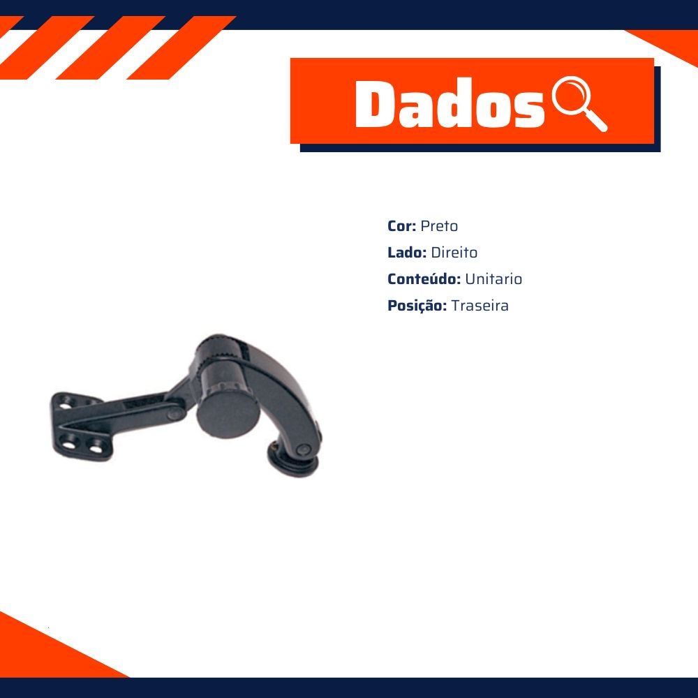 Trinco da Janela Basculante Lateral para Volkswagen Kombi - Universal Automotive - 20372
