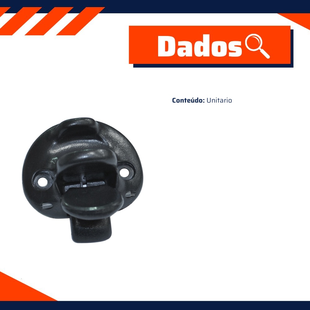 Trinco Corrediço do Vidro Traseiro para Hyundai H 100 - Universal Automotive - 15541