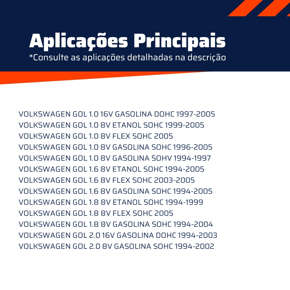 Capa Vazada do Reclinável do Banco do Motorista para Volkswagen Gol - Universal Automotive - 21066