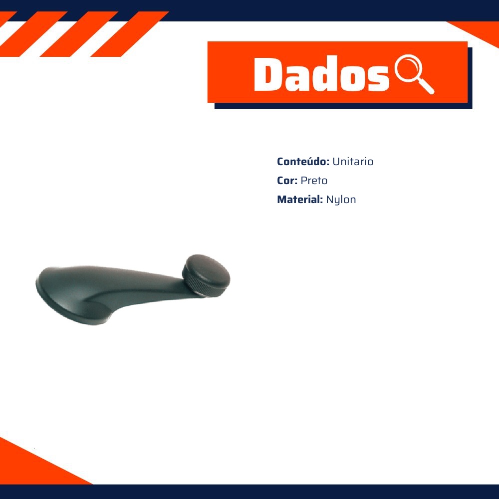 Manivela Reguladora do Vidro para Chevrolet Blazer e S10 - Universal Automotive - 40473