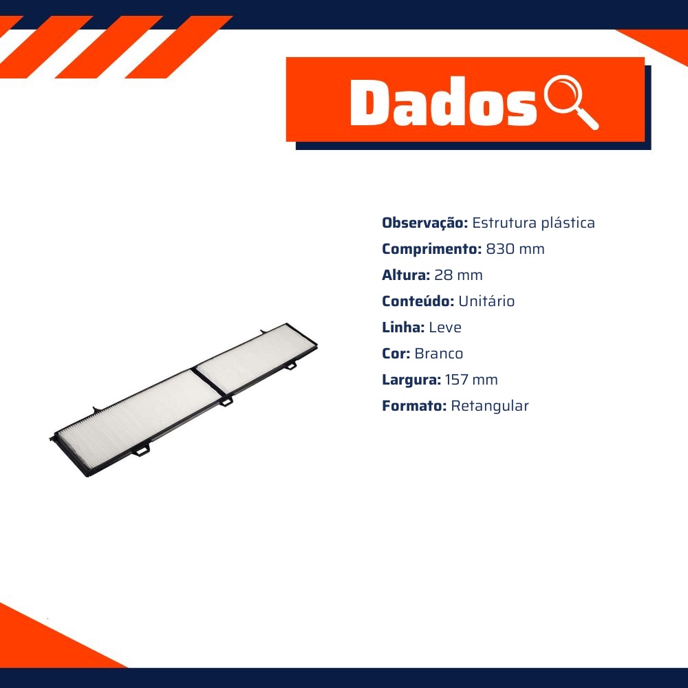 FIltro de Ar Condicionado Cabine - Wega - AKX-1540