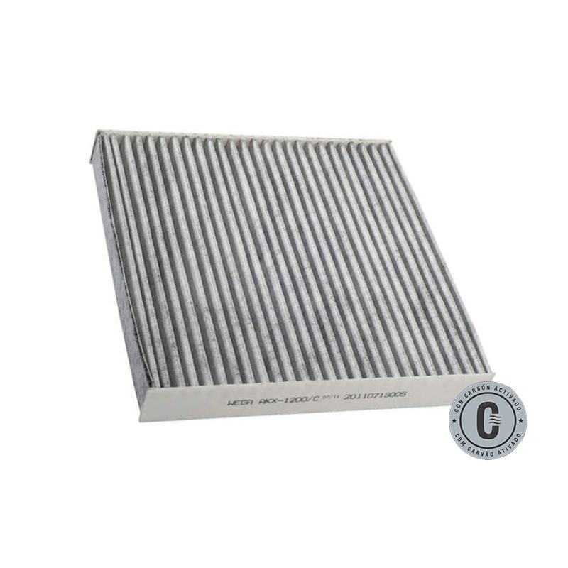 FIltro de Ar Condicionado Cabine com Carvão Ativado - Wega - AKX-1200/C