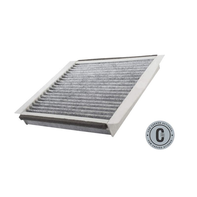 Filtro de Ar da Cabine com Carvão Ativado para Citroen Berlingo e Peugeot Partner - Wega - AKX-1430/C