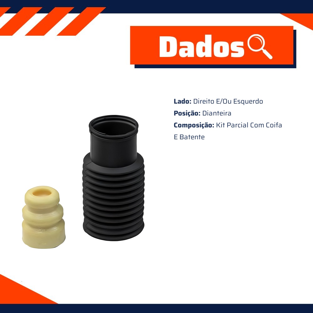 Kit Coifa Batente Dianteiro para Hyundai Azera e Sonata - KYB - SB0061