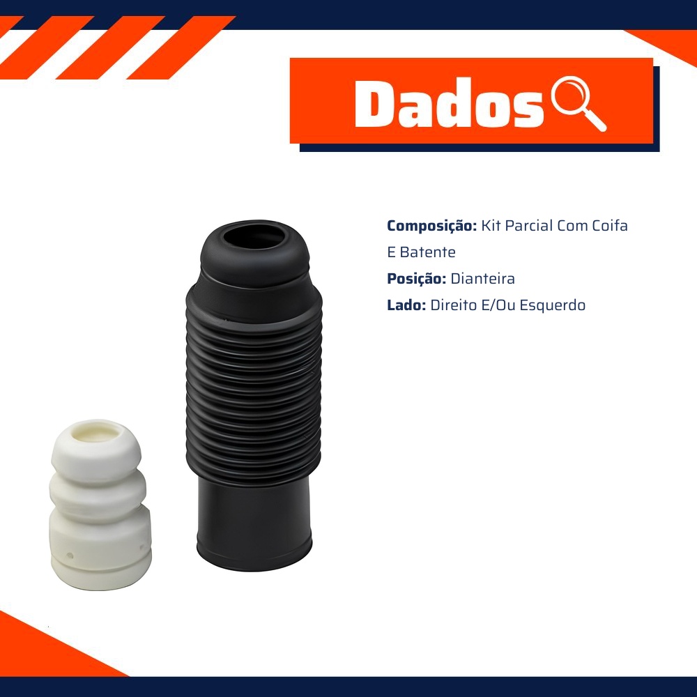 Kit Coifa Batente Dianteiro para Hyundai Tucson e KIA Sportage - KYB - SB0071