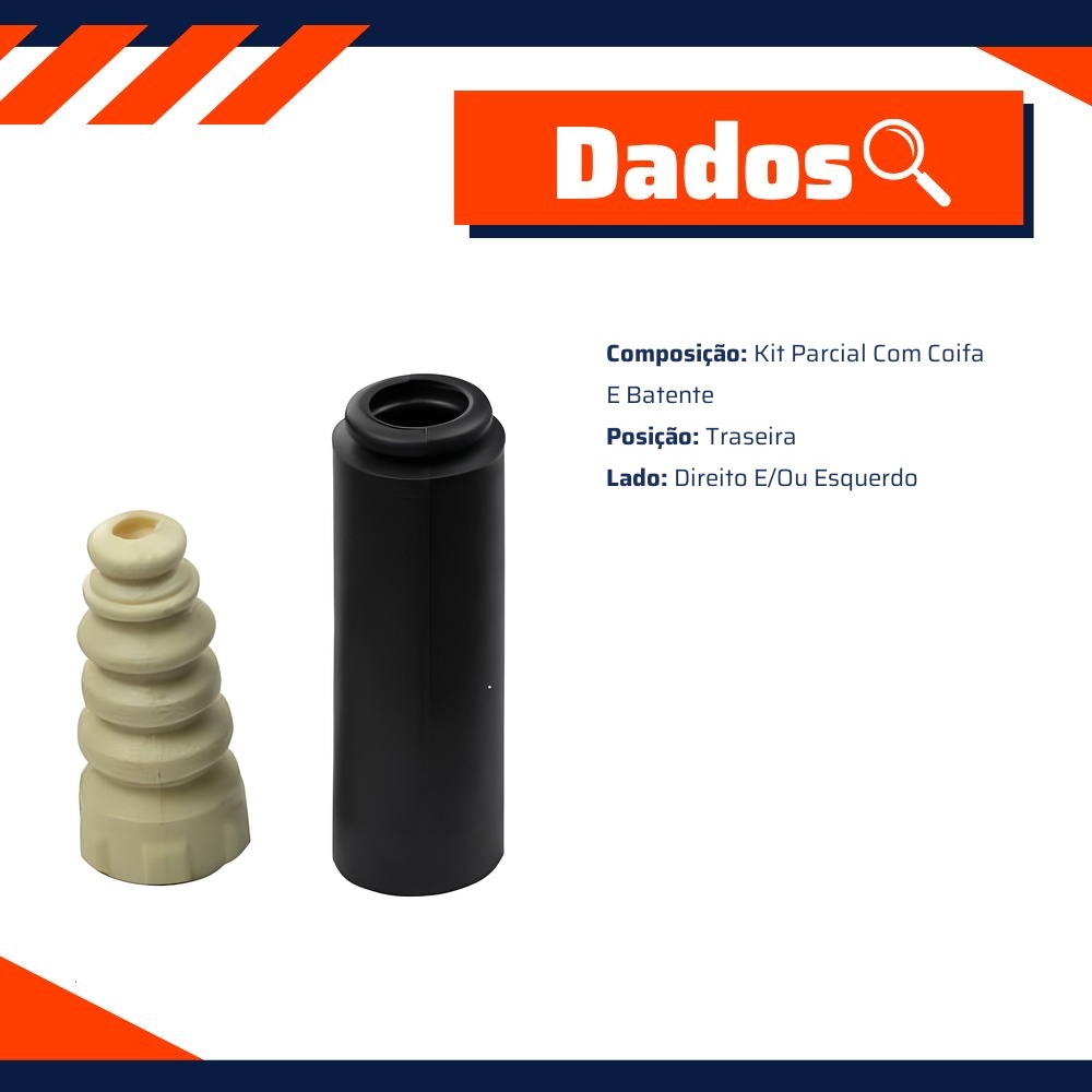 Kit Coifa Batente Traseiro - KYB - SB0225