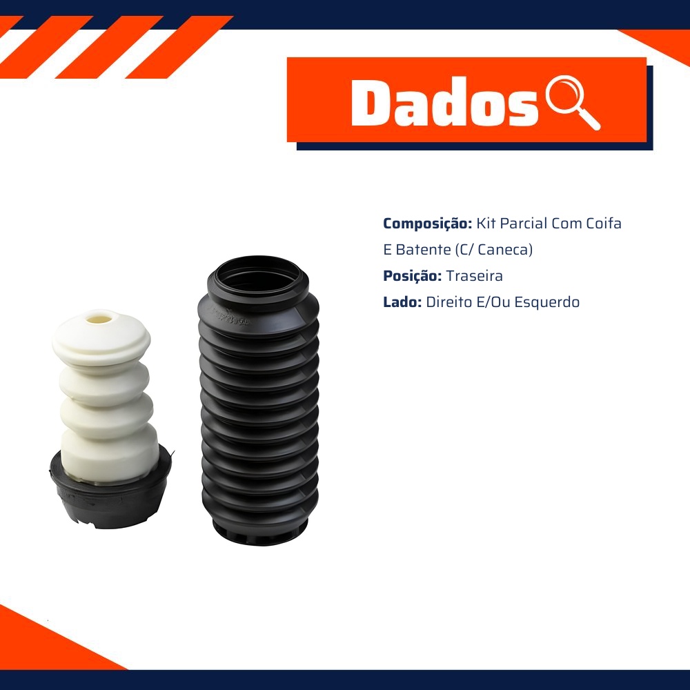 Kit Coifa Batente Traseiro - KYB - SB0099