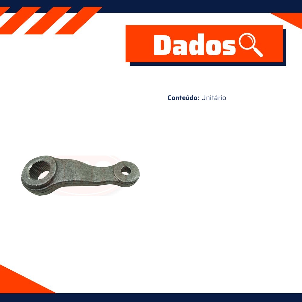 Braço Pitman Auxiliar Barra Direção para Volkswagen Kombi - IMA - AL-441