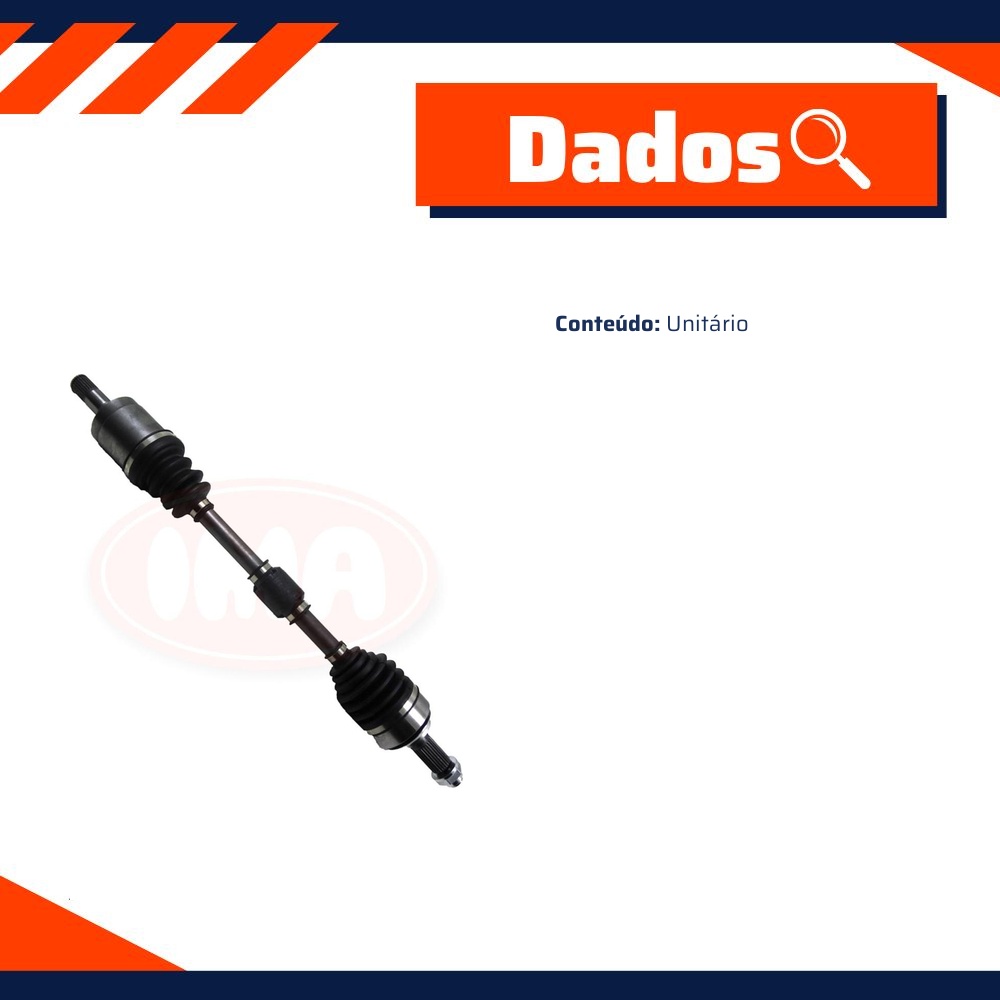 Semi Eixo Esquerdo para Honda FIT - IMA - AL-1661