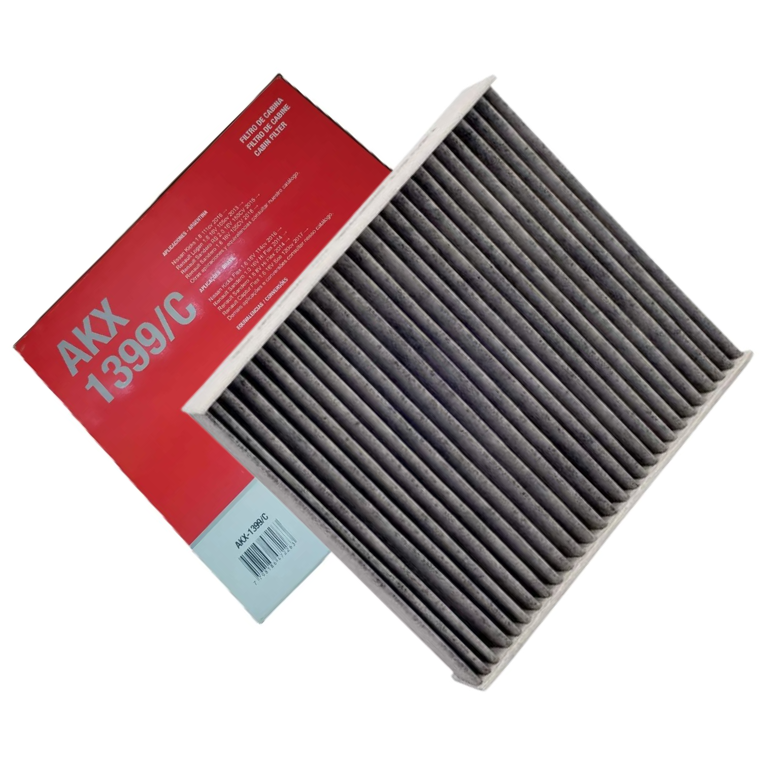 FIltro de Ar Condicionado Cabine com Carvão Ativado - Wega - AKX-1399/C