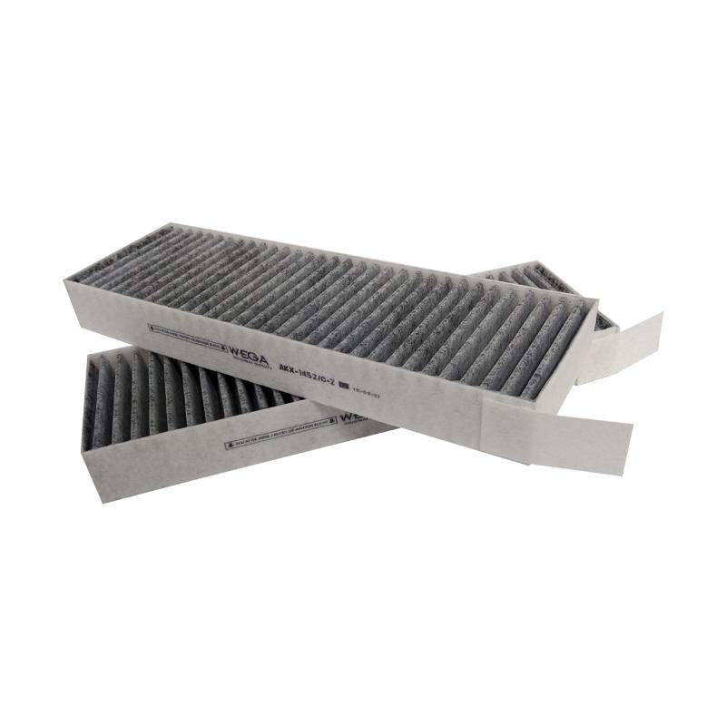 Filtro de Ar da Cabine com Carvão Ativado para Citroen C3 e Peugeot 208 - Wega - AKX-1452/C-2