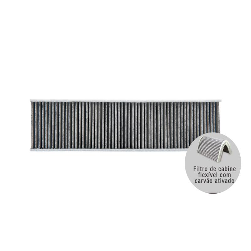 FIltro de Ar Condicionado Cabine com Carvão Ativado - Wega - AKX-1631/CF