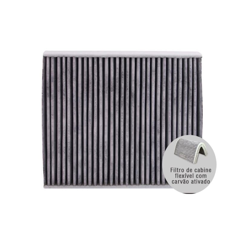FIltro de Ar Condicionado Cabine com Carvão Ativado - Wega - AKX-35175/CF
