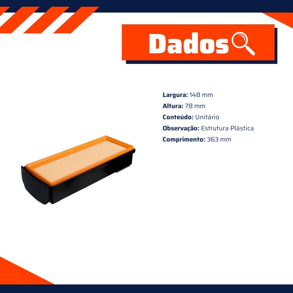 Filtro de Ar para BMW X5 - Wega - FAP-2417