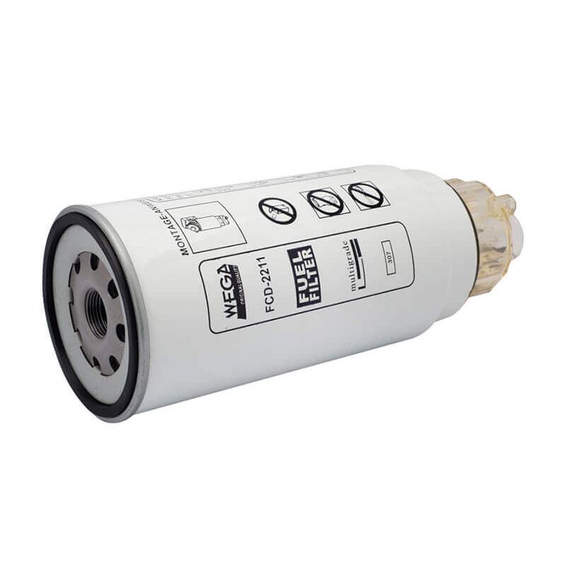Filtro de Combustível Separador de Água sem Copo para Sinotruk Howo 380 - Wega - FCD-2211